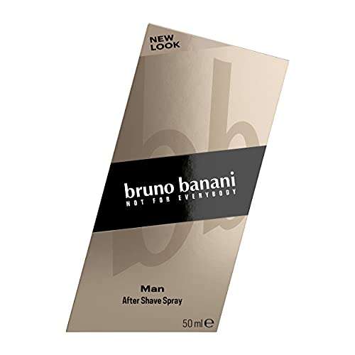 bruno banani Man After Shave Spray, Herb-aromatisches Herren After Shave, 50 ml (Prime) - im Spar-Abo 7,56 € (5%)
