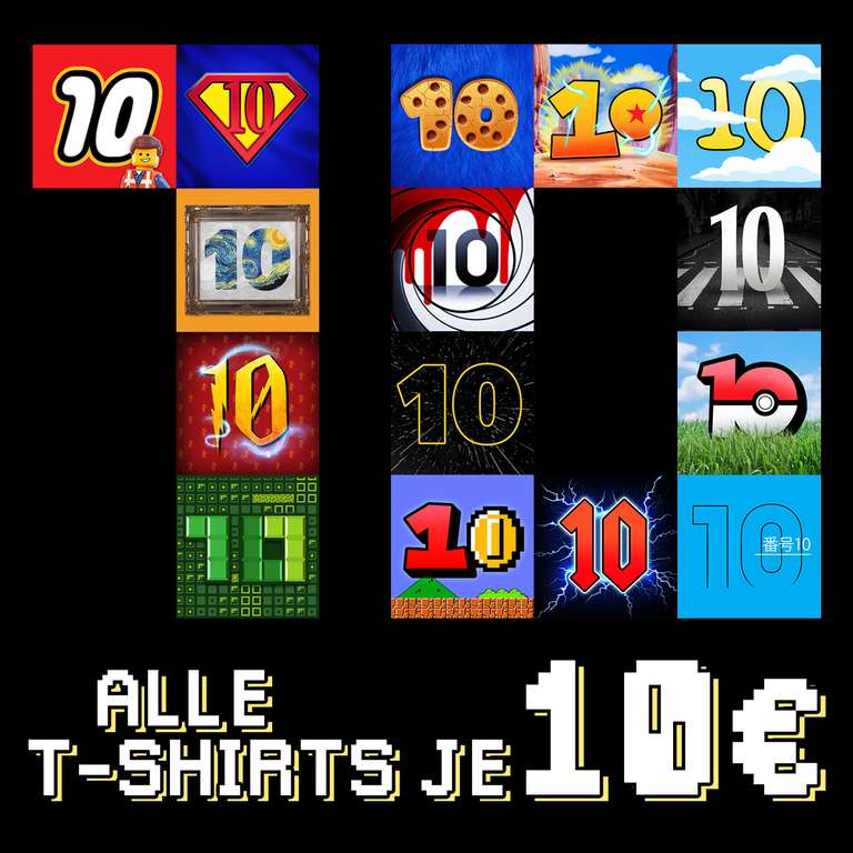 Alle T-Shirts bei pampling für 10€ - z.B. Furaffic Forld- oder Catpuccino T-Shirt (100% Baumwolle) für 13,90€ inkl. Versand