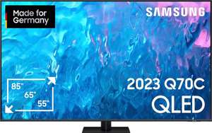 Samsung GQ85Q70CAT Fernseher (85", UHD, VA + "QLED", 120Hz, ~450nits, 2x Triple Tuner, 4x HDMI 2.1, 7-12ms Input Lag, Tizen)