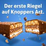 Knoppers NussRiegel – 24 x 40g – Schokoriegel mit Milch- und Nugatcreme, Haselnüssen, Karamell und Vollmilchschokolade (Prime)