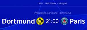 Borussia Dortmund vs. Paris Saint-Germain gratis via VPN Österreich ansehen | UEFA Champions League | Servus TV | Live-Streaming | Fussball