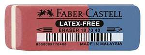 Faber-Castell 187040 - Radierer Latex-free, Tinte/Blei - für 0,36€ (Amazon Prime)