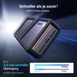[Amazon.de] Wenn's schnell sein soll: UGREEN ‎15976-40GB 40 Gbps M2 MVMe SSD Gehäuse, USB4