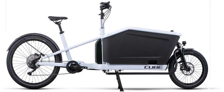 (Fahrrad.de) Cube Cargo Sport Hybrid 500 (2022) E-Lastenrad mit Shimano Deore Schaltung