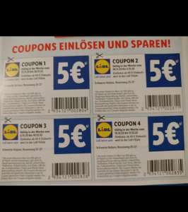 (Lokal Lidl Schwerte Holzen Rosenweg) 5 Euro Coupon ab 40 Euro Einkauf