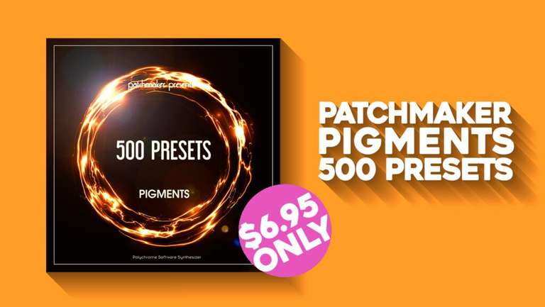 500 Presets für Arturia Pigments für $6,95 (€6,39) - VST Plugin