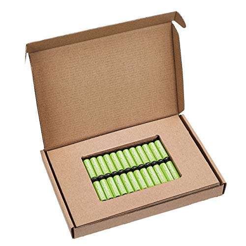 24 Stück Amazon AAA NiMH Akkus 800 mAh ("wiederaufladbare Batterien") - 56 Cent/Stück - Prime