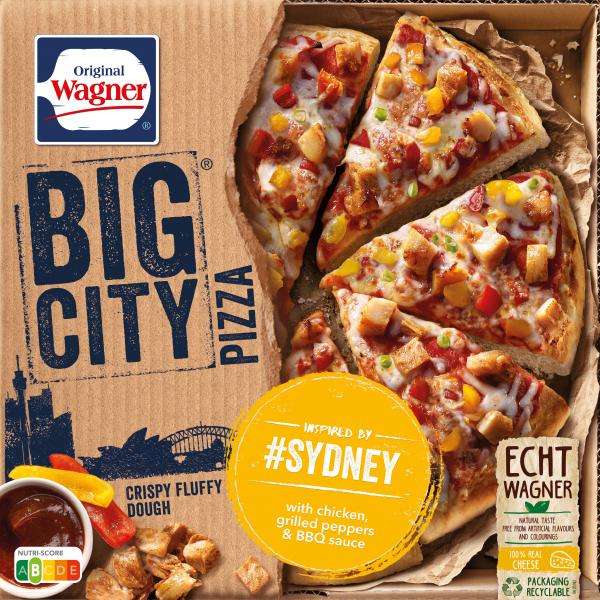 [Kaufland] 3x Wagner Big City Pizza oder Die Backfrische für 1,67 € pro Stück (Angebot + Coupon) - bundesweit