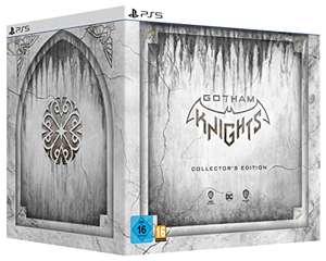 [Amazon] Gotham Knights Collector's Edition (PS5) | Ledbook-Verpackung & Mediabook, Augmented Reality-Pin, Diorama mit 4 Charakterstatuen