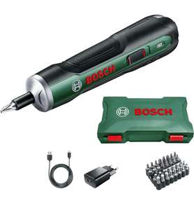 Bosch - Ergonomischer Akkuschrauber PushDrive, eingebauter 3,6-V-1,5-Ah-Akku, Micro-USB-Aufladung, Aufbewahrungsbox PRIME