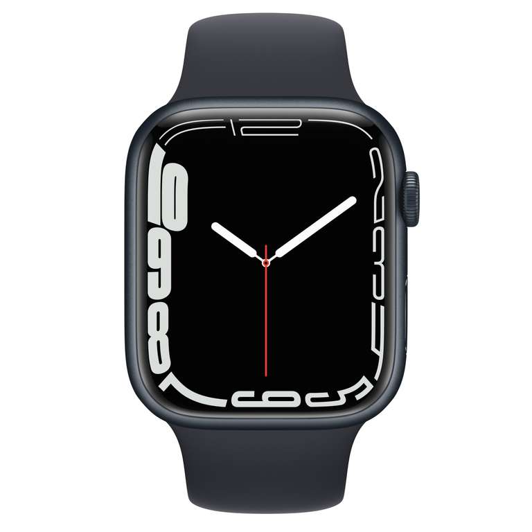 Apple Watch S7 45 mm Aluminium (GPS, Farben: Mitternacht und Sternenlicht)