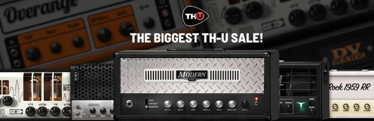 TH-U Premium E-Gitarren- und Bass Amp-, Speaker- und Effekt-Simulation mac/win // VST2, VST3, AAX, Stand-Alone //