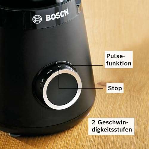 [Prime] Bosch Standmixer VitaPower Serie 4 MMB6141B (Edelstahl Klingen, 1,5l Tritan-Mixbehälter, 30.000 U/min, 1200 W)