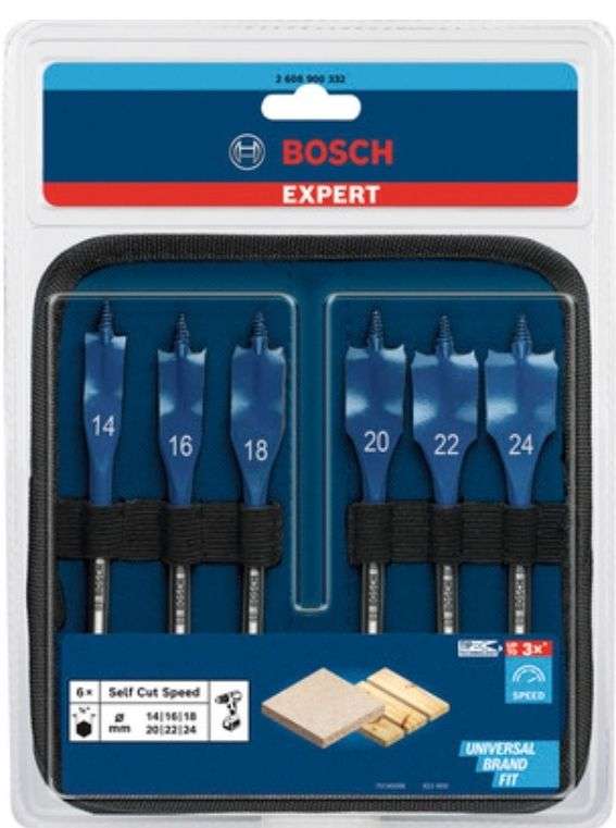 [Lokal] Fräsbohrer-Set Bosch Professional Expert SelfCut Speed Ø 14 x, 6-tlg. Hornbach Görlitz Essen