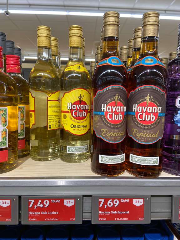 [Lokal - Aldi Süd Butzbach] Havana Club Original und Especial Rum