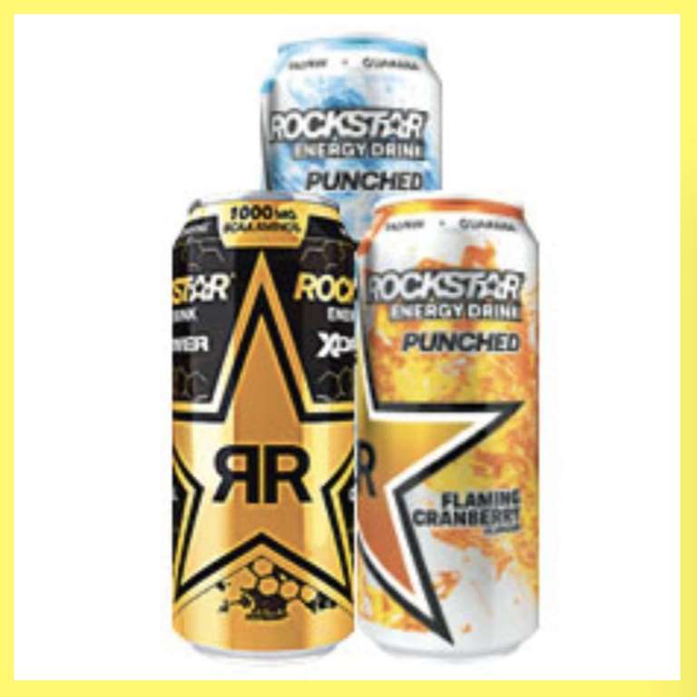 Rockstar Energy Drink div. Sorten 0,5l Dose für 66 Cent (1,32€/l) OFFLINE bei Thomas Philipps