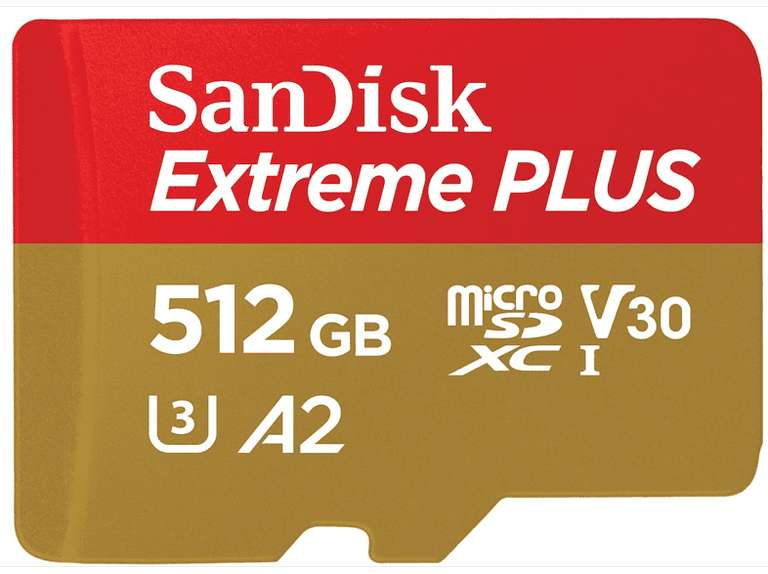 [Saturn Abholung] SANDISK Elite Extreme PLUS UHS-I, Micro-SDXC Speicherkarte, 512 GB, 200 MB/s
