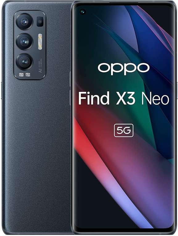 OPPO Find X3 Neo 5G [12/256 GB, AnTuTu 597K, 6.55" FHD+ AMOLED 90 Hz, SnapDragon 865, Charge 65W, NFC]