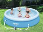 [Globus Ludwigshafen] 366 cm x 76 cm: Bestway Quick Up Pool Set mit Filterpumpe; Wasserkapazität: ca. 5400 l für 20,00 €