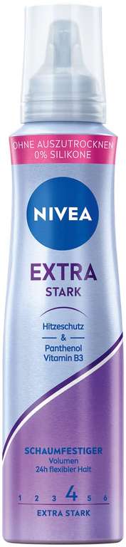 2 x Nivea Haarspray (250ml, 6 Sorten zur Auswahl) oder Schaumfestiger (150ml, 4 Sorten zur Auswahl) [Prime Spar-Abo]
