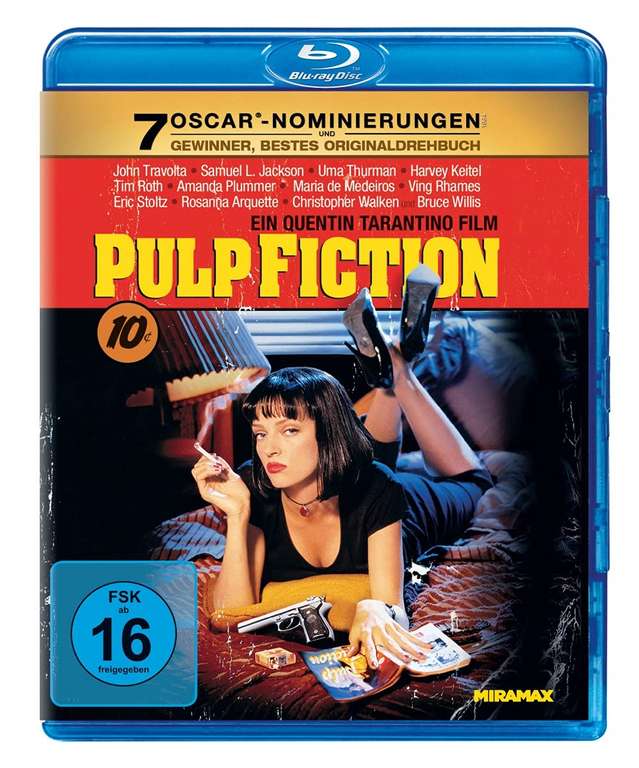 [Amazon Prime] Pulp Fiction (1994) - Bluray - IMDB 8,9 - John Travolta, Samuel L. Jackson
