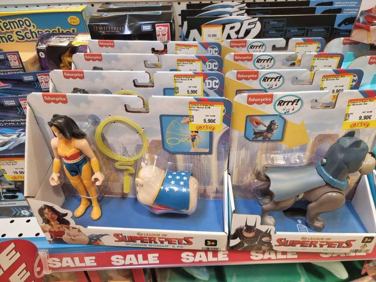 Lokal: Porta Westfalica Smyths Toys reduzierte Artikel u.a. Mattel DC League of Super-Pets Super Pets Wonder Woman & PB für 5,90 €