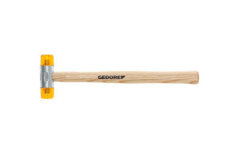 GEDORE 8821270 Plastikhammer, Ø 22 mm, Auswechselbare Köpfe aus Cellulose-Acetat, Robuster Stiel aus Esche für 7,35€ (Prime)