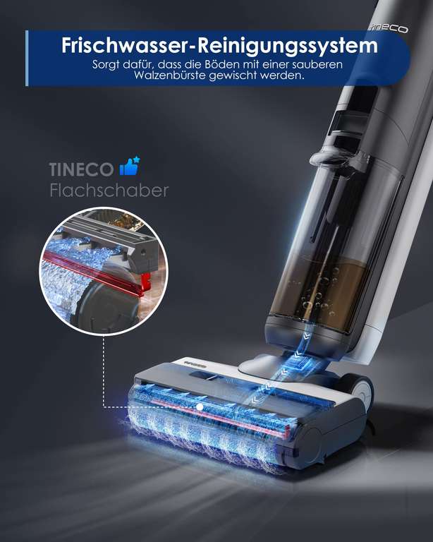 Tineco Floor One S5 Smart Nass-Trocken-Sauger mit iLoop Technologie, kabellos (Prime)