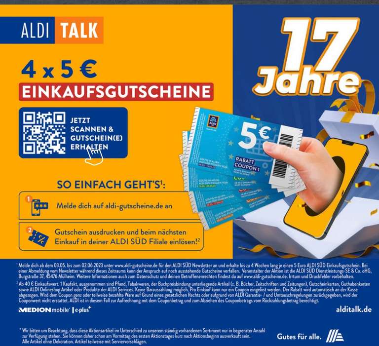 [ALDI SÜD] 2x Pampers baby-dry Windeln oder Pants Maxi Pack