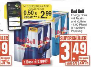 Edeka App - Red Bull 4er Pack