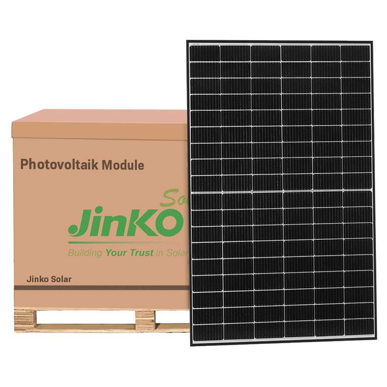 Palette JINKO SOLAR 440W / 15840Wp Black Frame (36x Stück) PV Module - Phostovoltaik