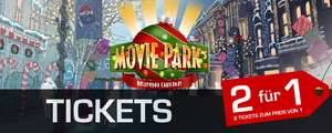 Movie Park Hollywood Christmas Tickets 2 für 1 (Zeitraum 1.12. bis 7.1.)