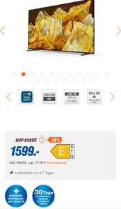 Sony XR75X90LAEP Full Array LED TV 75 Zoll (189 cm), 4K UHD, HDR, Smart TV, Sprachsteuerung Atmos, 100 Hz, Google TV Expert Dinslaken