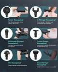 [PRIME oder Abholstation] Massagepistole, EKUPUZ Massage Gun Massagegerät für Nacken Schulter Rücken mit USB C Ladeanschluss