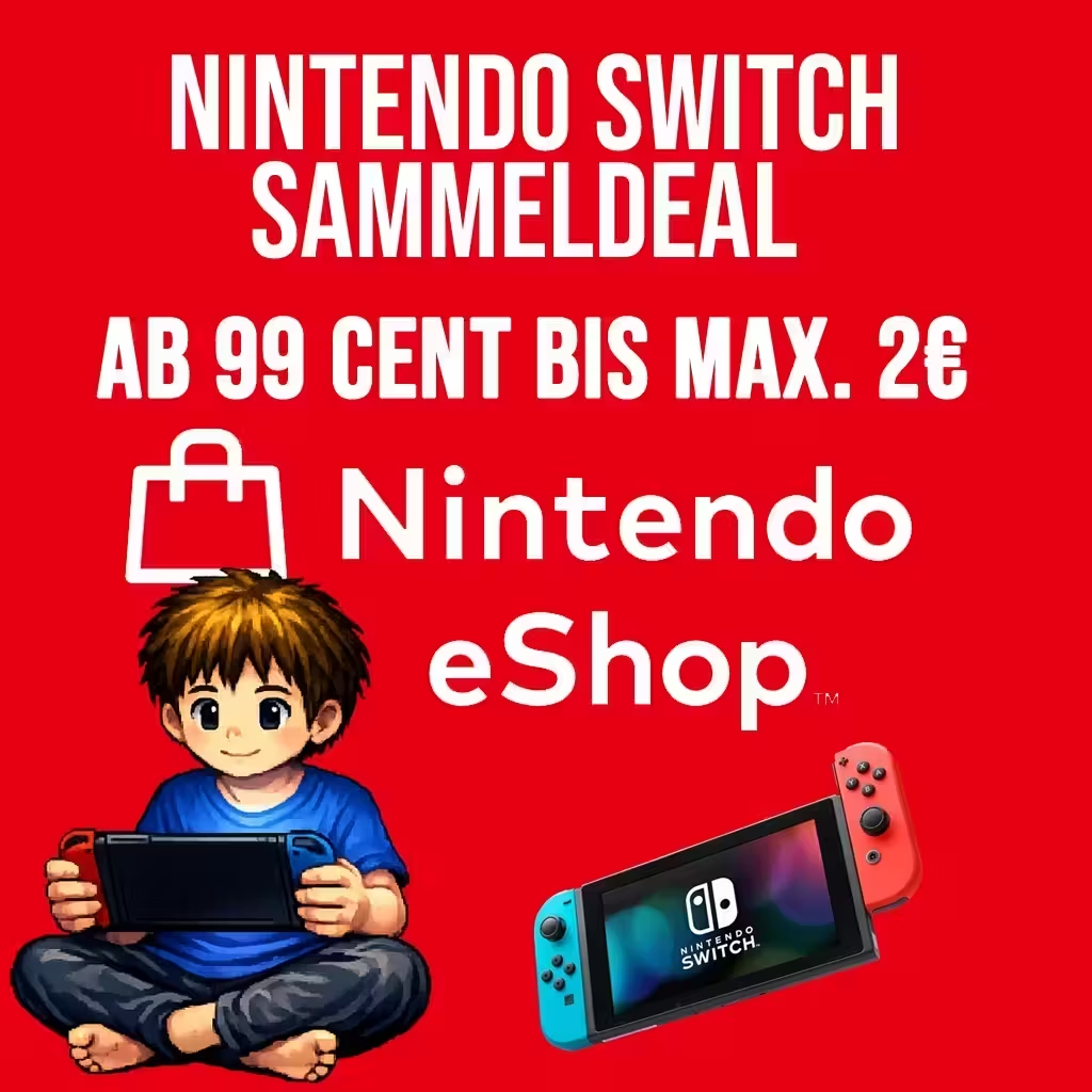 Sammeldeal: Nintendo Switch Spiele ab 99 Cent bis maximal 2€ im Nintendo eShop