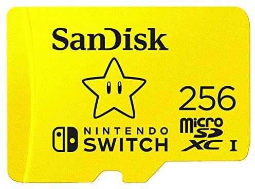 SanDisk microSDXC 256GB (V30, U3, C10, A1,) für Nintendo Switch