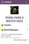 (Google Play Store) PUMA FANS 4 WATCH FACE (WearOS Watchface, digital)