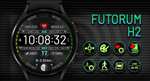 (Google Play Store) Futorum H2 Digital Zifferblatt (WearOS Watchface, digital)