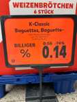 (Lokal HRO) K-Classic Baguettes/Weizenbrötchen