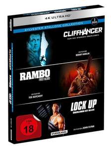 (KULTCLUB) Sylvester Stallone Collection (3x 4K Ultra HD Blu-ray) Rambo * Cliffhanger * Lock Up