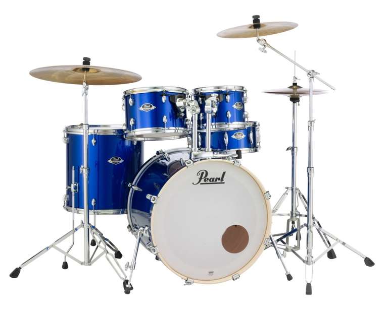 Pearl EXX725SBR/C717 & EXX705NBR/C717 Export High Voltage Blue Schlagzeug-Komplettset für je 745€