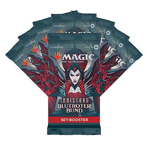 [AMAZON] Magic The Gathering - Innistrad:Blutroter Bund Bundle, 8 Set-Booster & Zubehör (Deutsche Version) & Battle for Baldur's Gate (engl)