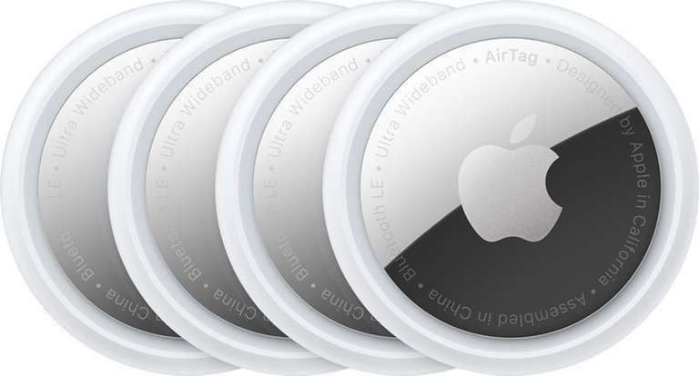 Apple AirTag 4er-Pack für 92€ inkl. Versand