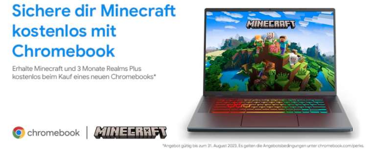 Chromebooks mit Minecraft ab 149€ im Back to School Angebot bei NBB