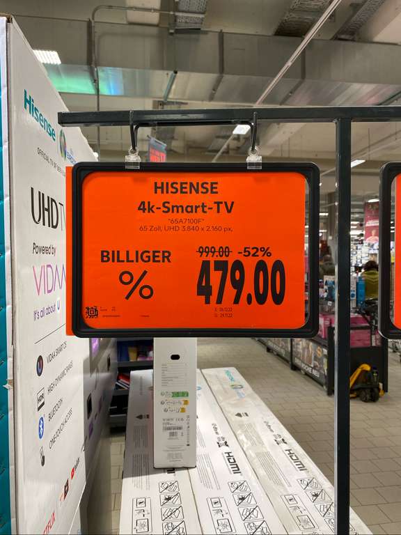 Hisense 65A7100F 4K Smart TV bei Kaufland
