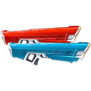 Spyra SpyraTwo Duel Set | 2 x elektrische Wasserpistole in blau & rot | Akku für 90 Tankfüllungen | Display | USB-C