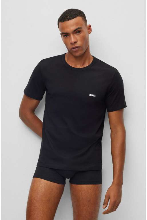 BOSS Herren R-Neck T-Shirt, 3er Pack [Amazon]