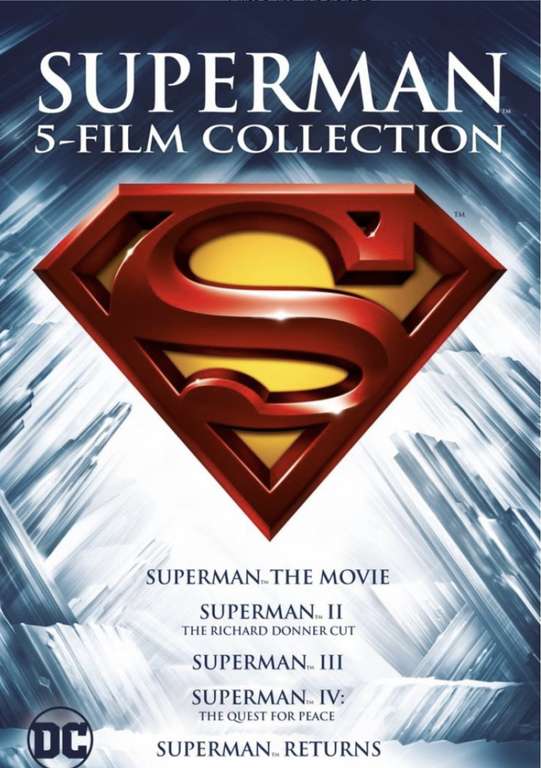 Superman 5-Film Collection In 4K bzw HD auf Apple TV / iTunes