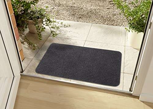 Hanse Home Fußmatte für Innen und Außen - 45x75cm, Schwarz (Prime)
