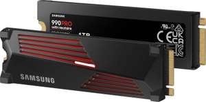 [Galaxus] 1TB Samsung 990 PRO NVMe M.2 SSD mit Heatsink, PCIe 4.0, 7.450 MB/s Lesen, 6.900 MB/s Schreiben / PS5 kompatibel